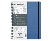 My.Notes Age Bag carnet reliure intégrale à marges détachables A5+ 120 pages détachables DOT + cadre en-tête - Bleu