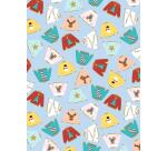 Assortiment 4 vellen Texture papier Kerst breigoed