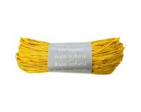 Pelote raphia naturel 50g, Jaune citron - Jaune citron