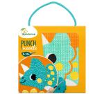 Punch Needle, Dino - Orange