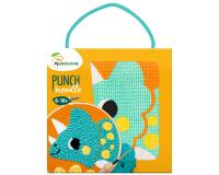 Punch Needle, Dino - Orange