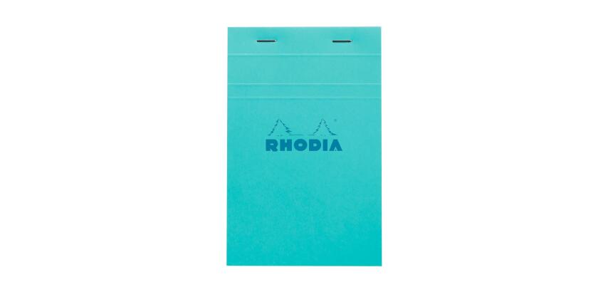 Rhodia bloc agrafé COULEURS N°14 5/5 80 feuillets microperforés, couvertures assorties - Assortis