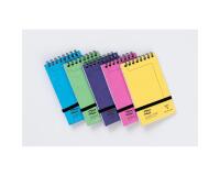 Minor Pad Europa bloc reliure intégrale en-tête 7,6x12cm 120 pages détachables ligné Couleur aléatoire - Assortiment C