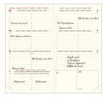 Recharge Agenda de poche Eurotime 16 8,5 x 16 cm Semainier Janvier à Décembre 2027 - Tranche or