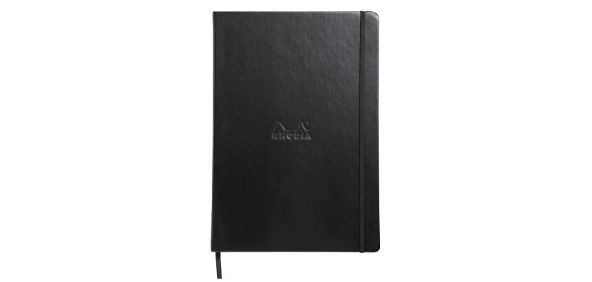 Notizbuch 'Webnotebook', A4, liniert, schwarz