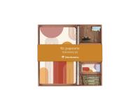 Terracotta, Kit de papeterie contenant un carnet 11x17 cm 64 pages lignées, un crayon de papier, 2 pinces doubles-clip, 10 trombones et une gomme