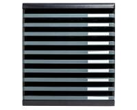 MODULO A4 - 10 open laden ECOBlack - Zwart/muisgrijs