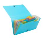 Trieur midi 7 compartiments en PP recyclé Pop'N Co - Cyan