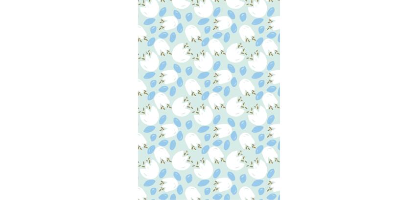 845 - Pochette 20 feuilles Décopatch Texture - Bleu