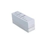 Bloc passe-partout 100 feuillets numérotés de 3 volets - Format 4,8x15 cm