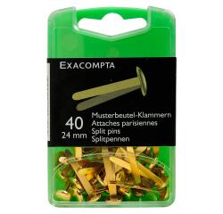 Doos met 40 splitpennen 24mm - Goud