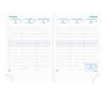 Recharge Agenda de poche Horizons 15 10,5 x 15 cm Semainier Janvier à Décembre 2027 - Tranche or