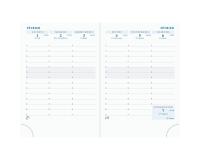 Recharge Agenda de poche Horizons 15 10,5 x 15 cm Semainier Janvier à Décembre 2027 - Tranche or
