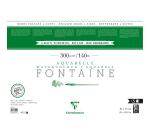 Clairefontaine Fontaine Deckle Edge Watercolour Sheets - 56 x 76cm - 3 Sheets - 300gsm - Rough Grain