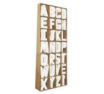 Solid Display with 85 Letters, 20.5cm Each - Kraft