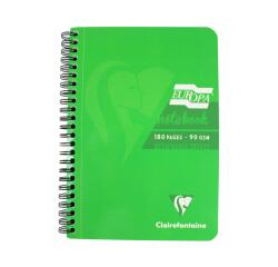 Carnet reliure intégrale EUROPA GLOSSY A5 180 pages détachables micro-perforées ligné + marge