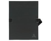 Chemise extensible sans rabat Exacompta à boucle dos 13 cm noir