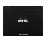 dotPad - gehefter Block Rhodia No.38 A3+, 80 Blatt dot/punktkariert - Schwarz
