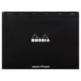 dotPad - bloc agrafé Rhodia N°38 42x31,8 cm dot 80 feuillets 80g - Noir
