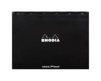 dotPad - bloc agrafé Rhodia N°38 42x31,8 cm dot 80 feuillets 80g - Noir