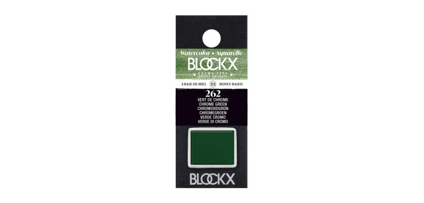 Aquarellfarbe, Chromoxidgrün - 1/2 Näpfchen 1,5ml - Chromgrün