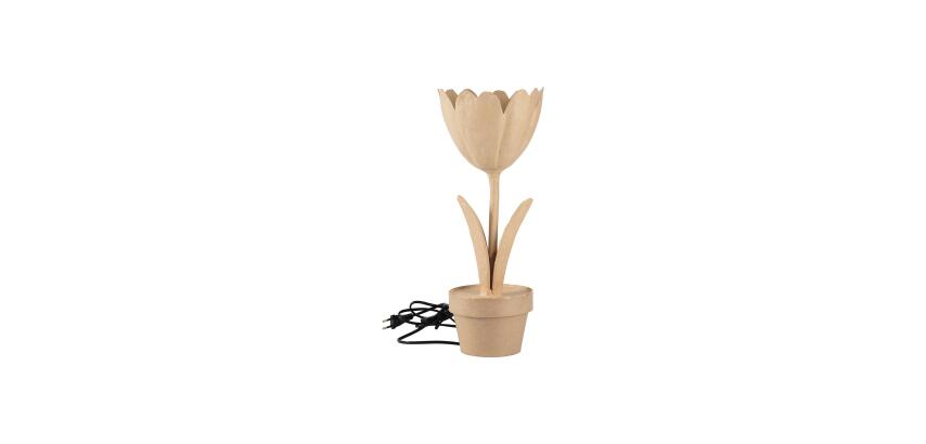 Tulip lamp - Kraft