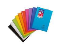 Cahier reliure intégrale enveloppante Koverbook A4 160 pages petits carreaux couverture polypropylène transparent - Assortis