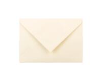 25 enveloppes C6 (114x162mm) Vergé de France doublées gommées - Ivoire