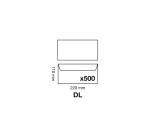 Weiße Briefumschläge Forever haftklebend DIN lang 110x220mm, 80g, 100% recycelt, Kartonbox mit 500 Stück - Weiß