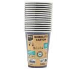 15 Gobelets en carton, 20 cl
