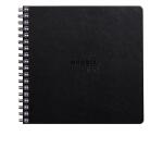 Rhodia Touch Mixed Media Book, papier Paint'On extra-blanc 250g - 21x21 cm, 64 pages - Noir
