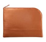 Rhodiarama pochette zippée en simili cuir - taille L (21x28 cm) - Cuivre