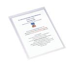 Pk 10 Adhesive Expand Pockets Exac A4 PP - Crystal