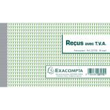 Manifold Reçus avec T.V.A. 10,5x18cm 50 feuillets dupli autocopiants