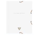 Clairefontaine Flying Spirit 3-Flap Elastic Folder - 24x32cm - White