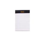 Bloc agrafé Rhodia N°11 7,4x10,5 cm 80 feuillets ligné 80g - Noir