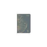 Carnet piqué FOREVER PREMIUM 100% recyclé A5 96 pages ligné papier recyclé blanc 90 g - Gris plomb