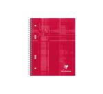 Bind'O Block cahier reliure intégrale A5+ 180 pages détachables perforées 6 trous ligné + cadre en-tête - Assortis