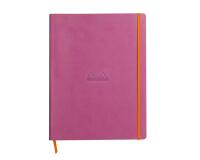 Rhodiarama cahier souple A4+ 160 pages ligné papier ivoire 90g - Lilas