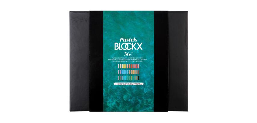 Coffret bois 36 Pastels