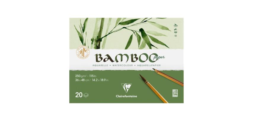 Bamboo Glued Pad 36x48cm 250g 20 Sheets