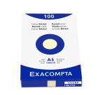 Exacompta, A5 record cards blank