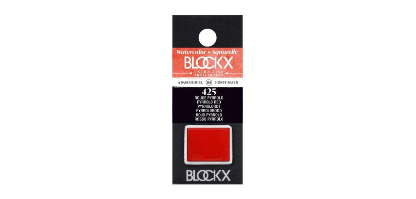 Aquarelle extra-fine demi-godet - Rouge pyrrolo