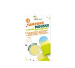Set de 3 tampons mousse - Vert