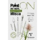 Clairefontaine Paint'ON Misca Paper Block - A4 - 15 Sheets - 250gsm