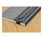 Trousse plate en cuir à élastique Age Bag 20x4,5 cm - Gris