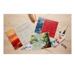 Papier Huile lin naturel paquet 10F 50x65cm 240g
