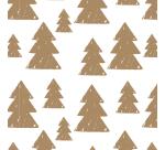 Kraft 70g, Tiny 50x0,35m Sapins fd blanc - Blanc