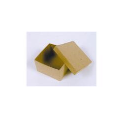 Mini boîte carrée 4,5x4,5x3cm - Kraft