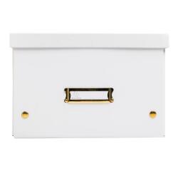 Flat cardboard storage box 27x36x19cm Néo Déco